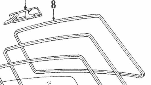 Raamrubber XJ III 1979 - 1992 | XJ 1987 - 1994
