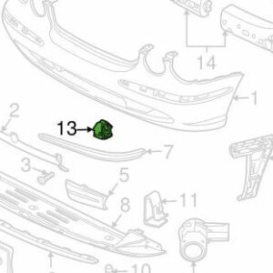 Bumper support XJ 2003 - 2009